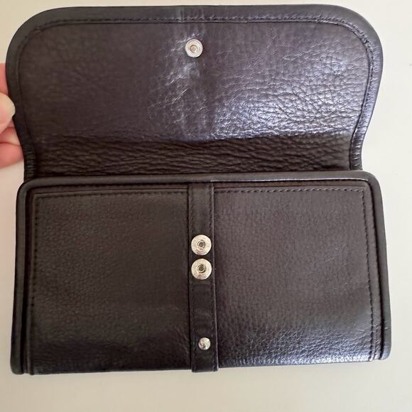 Juicy Couture Y2K Black Leather Wallet - Picture 3 of 8